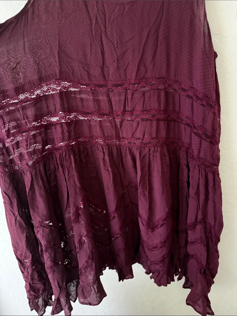 💜 Free People Intimately Plum Dress - Large